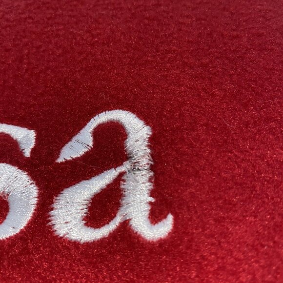 Pottery Barn Kids Alyssa Large Red Fleece Santa Bag Sack Christmas Stocking - Picture 11 of 16